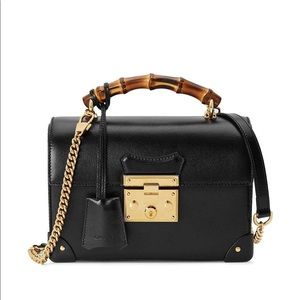 Gucci padlock bamboo handle bag - New